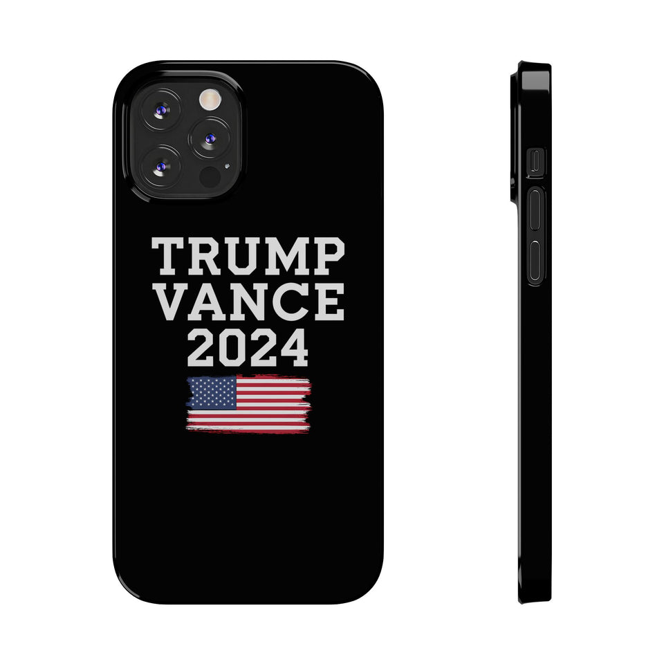 Premium Trump Vance 2024 iPhone Case | Donald Trump Gifts Slim Phone Cases