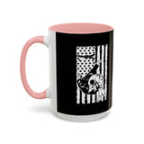 Brazilian Jiu Jitsu Flag Throw | BJJ Accent Coffee Mug Brazilian Jiu Jitsu Flag Throw | BJJ Accent Coffee Mug