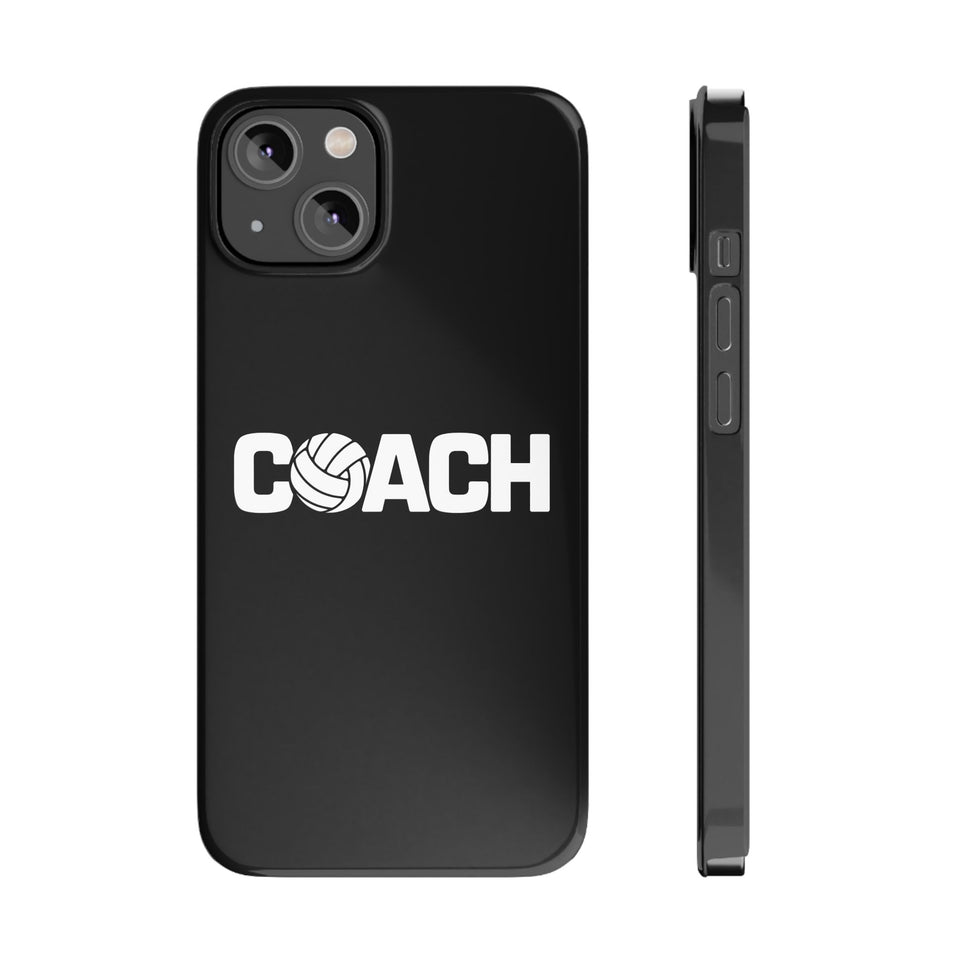 Premium Volleyball Coach iPhone Case | Volleyball Coach Gifts Slim Phone Cases