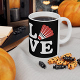 Love Badminton Ceramic Mug | Badminton Gifts (11oz) Love Badminton Ceramic Mug | Badminton Gifts (11oz)