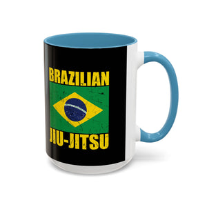 Brazilian Jiu Jitsu Flag | BJJ Accent Coffee Mug Brazilian Jiu Jitsu Flag | BJJ Accent Coffee Mug