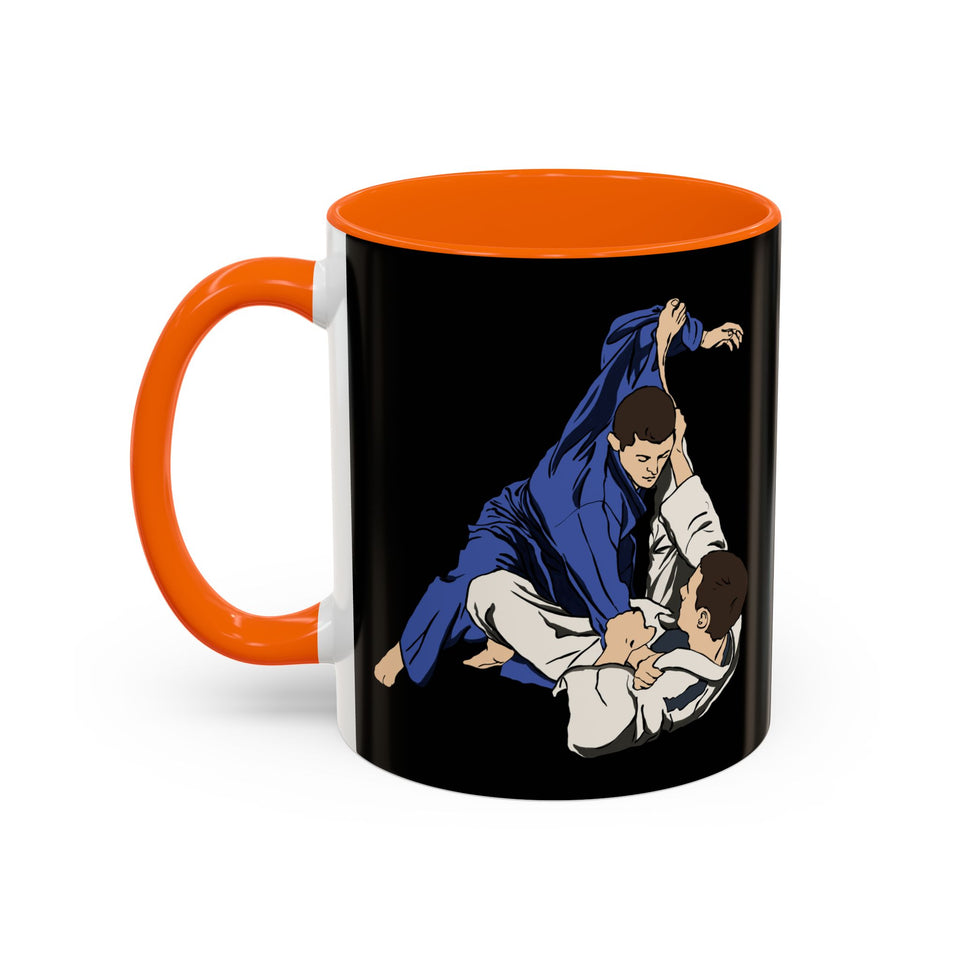 Brazilian Jiu Jitsu Rolling | BJJ Accent Coffee Mug