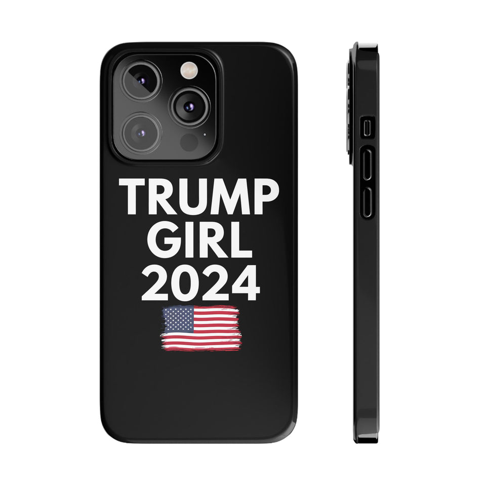 Premium Trump Girl iPhone Case | Donald Trump Gifts Slim Phone Cases