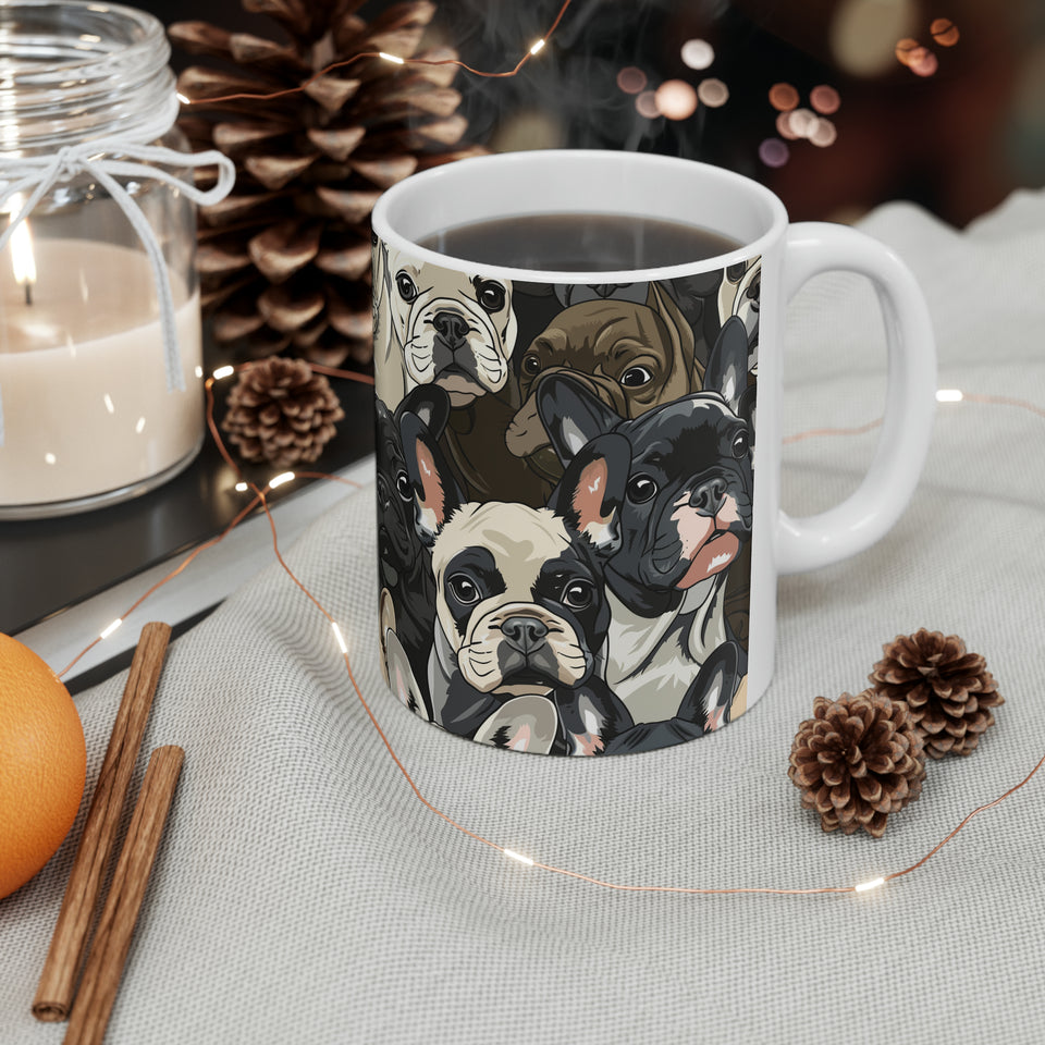 French Bulldog Mug | Frenchie Coffee Mug | Cute French Bulldog Gifts | Funny Frenchie Presents | French Bulldog Mug 11oz