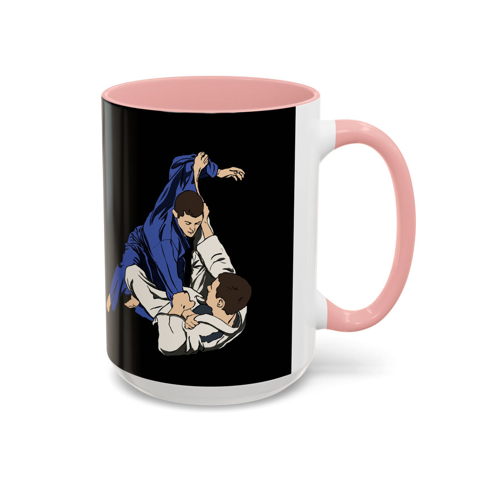 Brazilian Jiu Jitsu Rolling | BJJ Accent Coffee Mug