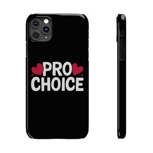 Premium Pro Choice iPhone Case | Feminist Pro Choice Gifts Slim Phone Cases Premium Pro Choice iPhone Case | Feminist Pro Choice Gifts Slim Phone Cases