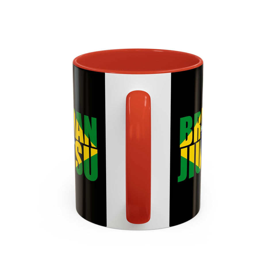 Brazilian Jiu Jitsu Flag 3 | BJJ Accent Coffee Mug