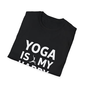 Yoga Is My Happy Hour Yoga Shirt | Yoga Gift | Unisex Yoga T Shirt 2 Yoga Is My Happy Hour Yoga Shirt | Yoga Gift | Unisex Yoga T Shirt 2