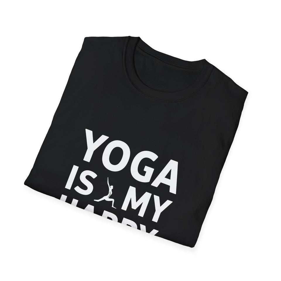 Yoga Is My Happy Hour Yoga Shirt | Yoga Gift | Unisex Yoga T Shirt 2