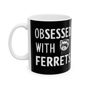 Love Ferrets Mug | Ferret Coffee Mug | Cute Ferret Lover Coffee Mug 11oz Love Ferrets Mug | Ferret Coffee Mug | Cute Ferret Lover Coffee Mug 11oz