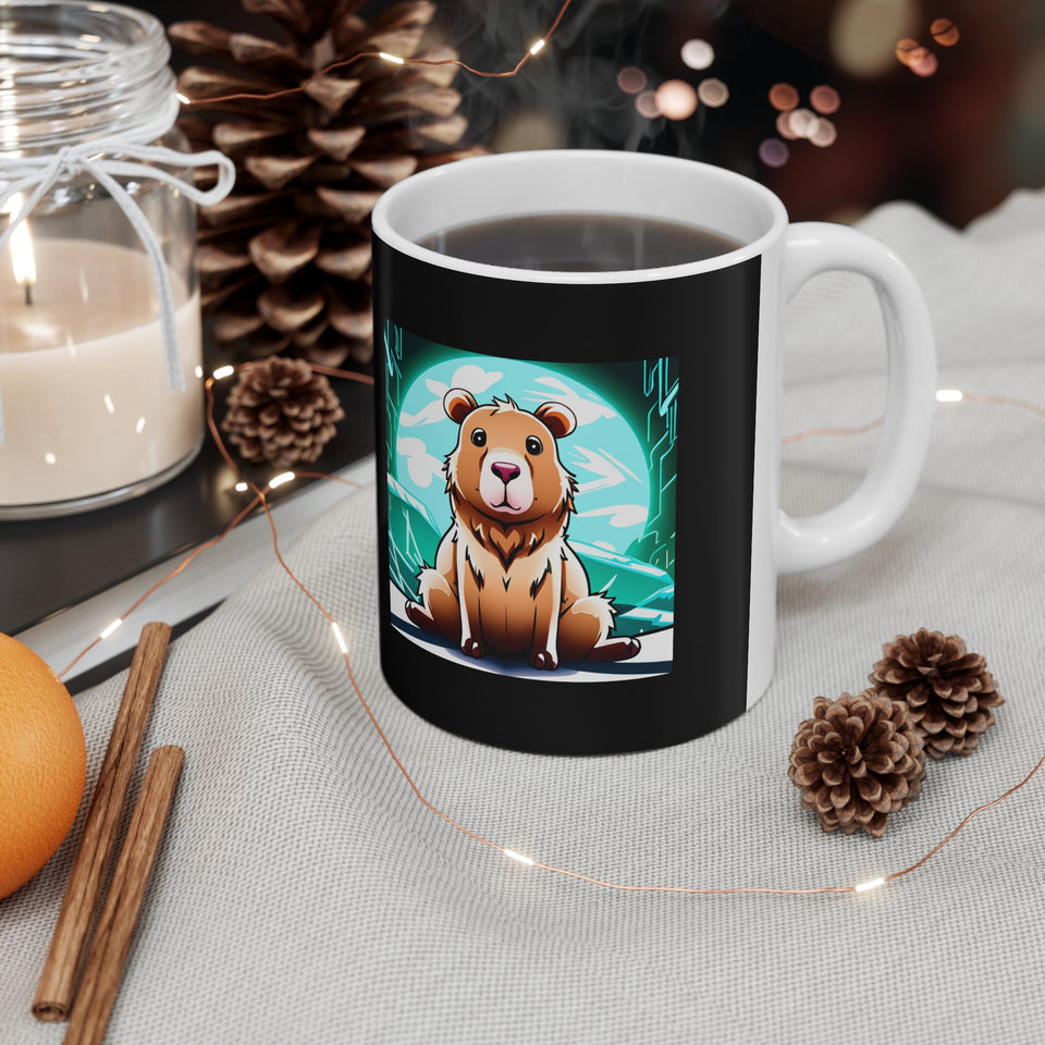 Anime Capybara Mug | Capybara Coffee Mug | Cute Coffee Mug 11oz