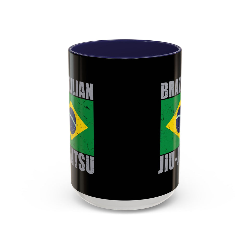 Brazilian Jiu Jitsu Flag 2 | BJJ Accent Coffee Mug