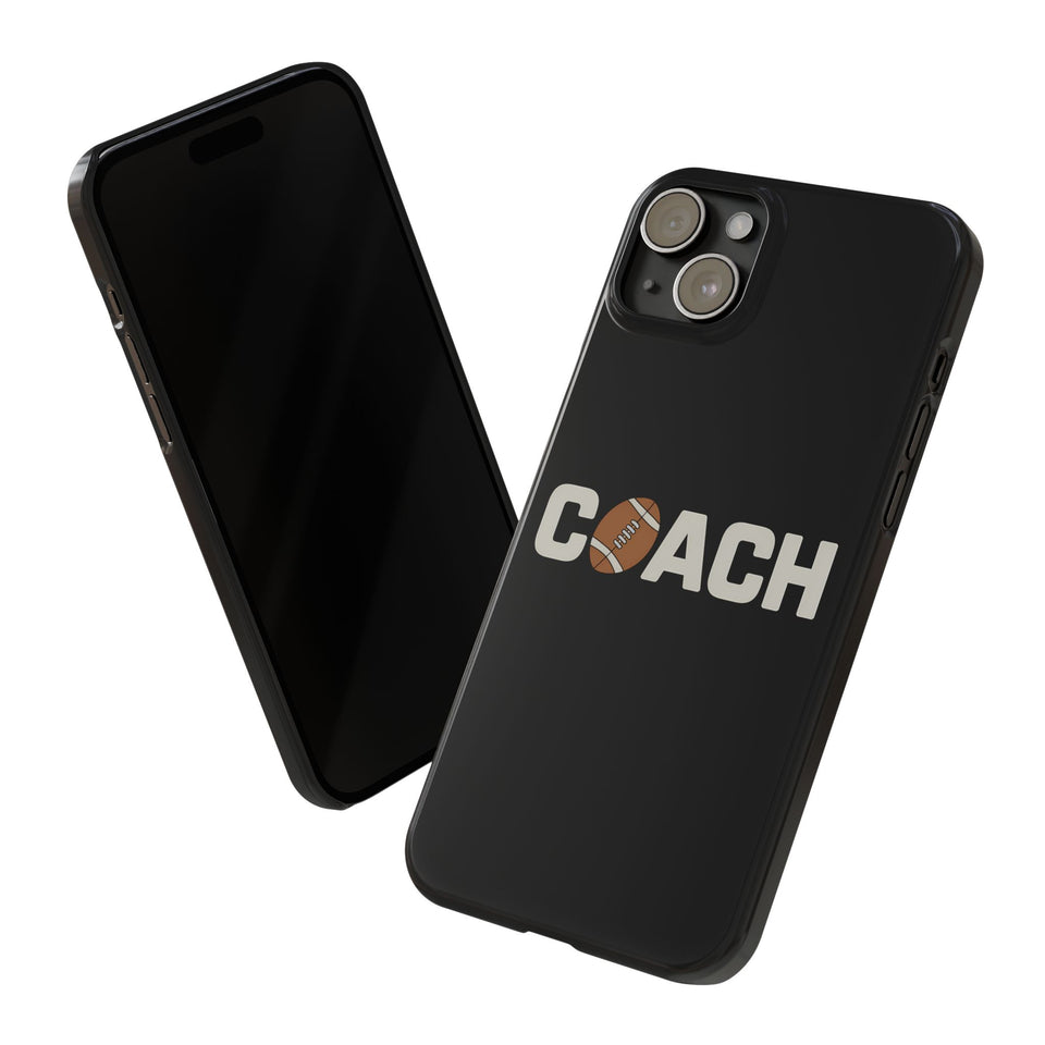 Premium Football Coach iPhone Case | Football Coach Gifts Slim Phone Cases