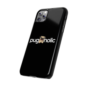 Premium Pugaholic Pug iPhone Case | Pug Gifts Slim Phone Cases Premium Pugaholic Pug iPhone Case | Pug Gifts Slim Phone Cases