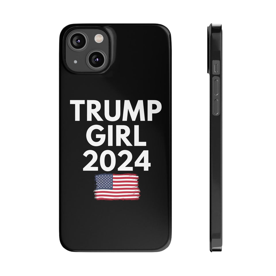 Premium Trump Girl iPhone Case | Donald Trump Gifts Slim Phone Cases