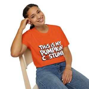 This Is My Pumpkin Costume | Funny Pumpkin Halloween Costume Unisex Softstyle T-Shirt This Is My Pumpkin Costume | Funny Pumpkin Halloween Costume Unisex Softstyle T-Shirt