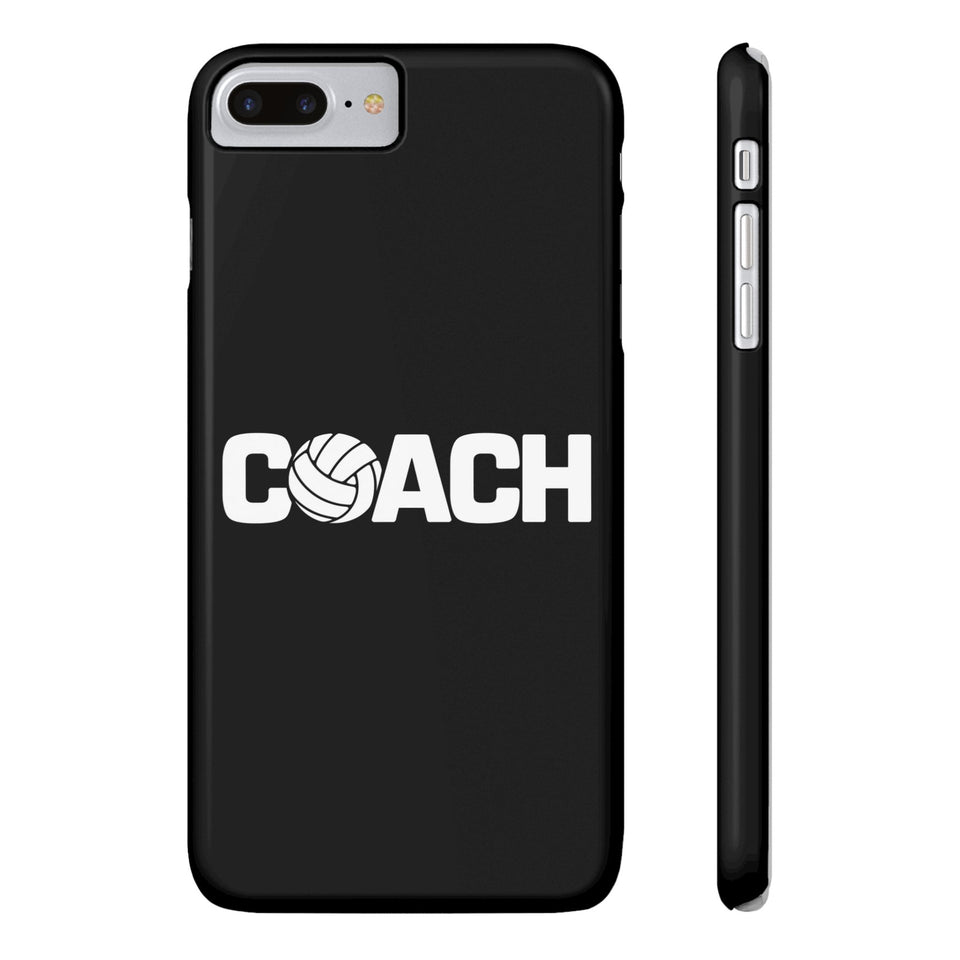 Premium Volleyball Coach iPhone Case | Volleyball Coach Gifts Slim Phone Cases