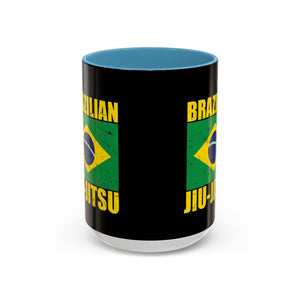 Brazilian Jiu Jitsu Flag | BJJ Accent Coffee Mug Brazilian Jiu Jitsu Flag | BJJ Accent Coffee Mug