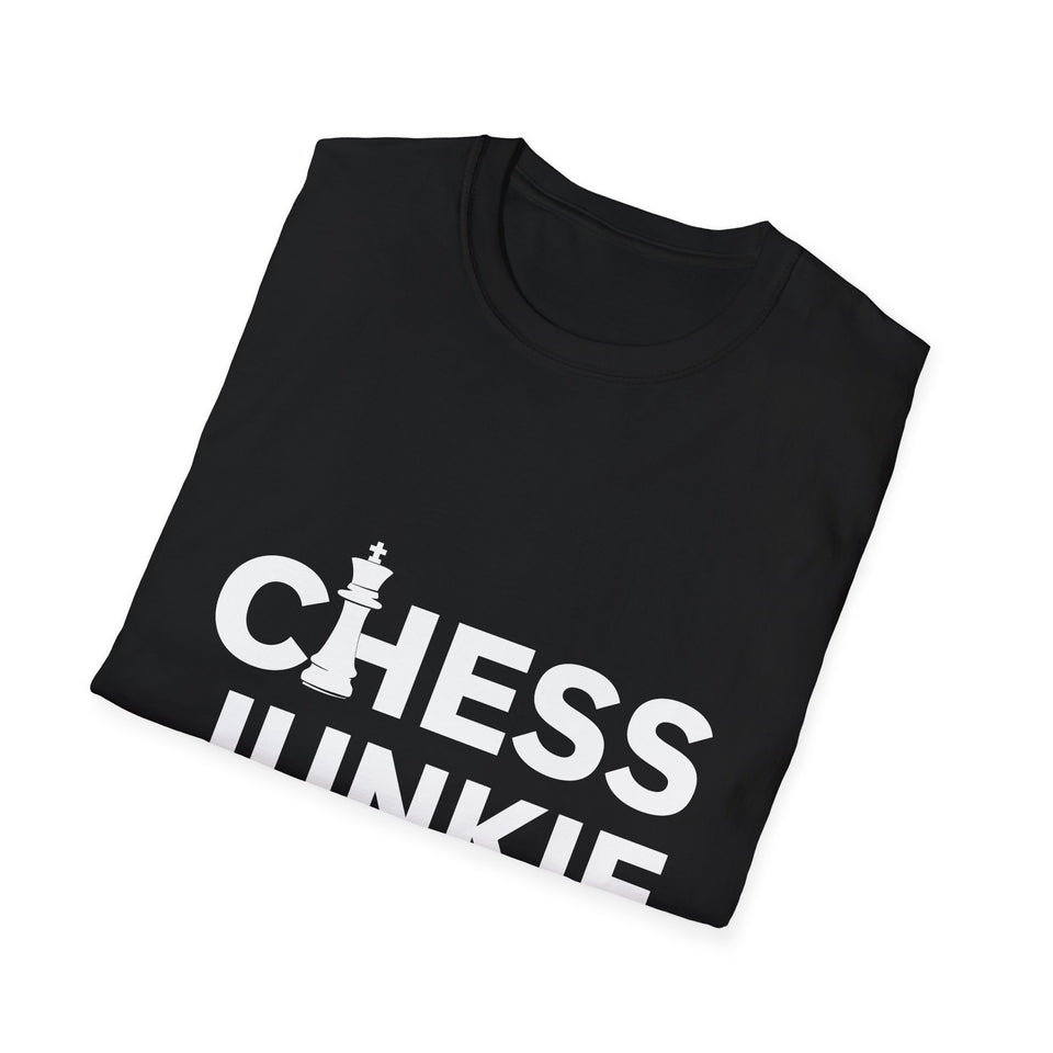 Chess Junkie Shirt 2 | Chess Gift | Unisex Chess T Shirt