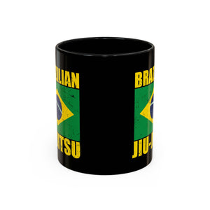 Brazilian Jiu Jitsu Flag | BJJ Accent Coffee Mug Brazilian Jiu Jitsu Flag | BJJ Accent Coffee Mug