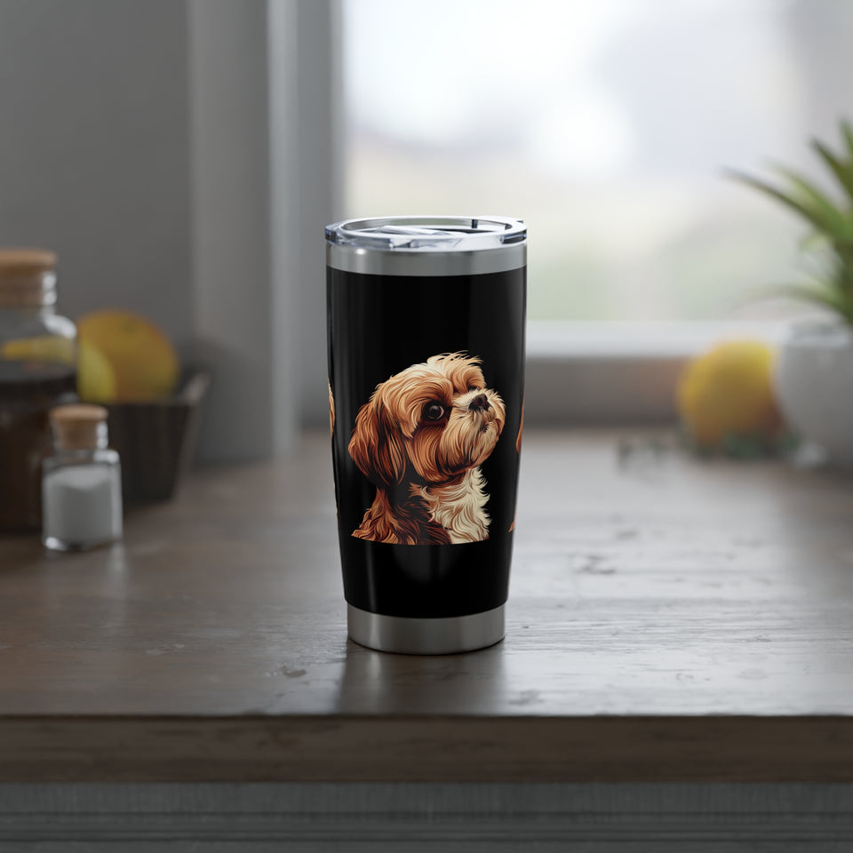 Shih Tzu Vagabond 20oz Tumbler | Shih Tzu Gift | Shih Tzu Travel Mug