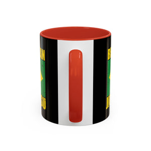 Brazilian Jiu Jitsu Flag | BJJ Accent Coffee Mug Brazilian Jiu Jitsu Flag | BJJ Accent Coffee Mug