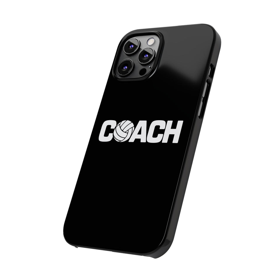 Premium Volleyball Coach iPhone Case | Volleyball Coach Gifts Slim Phone Cases