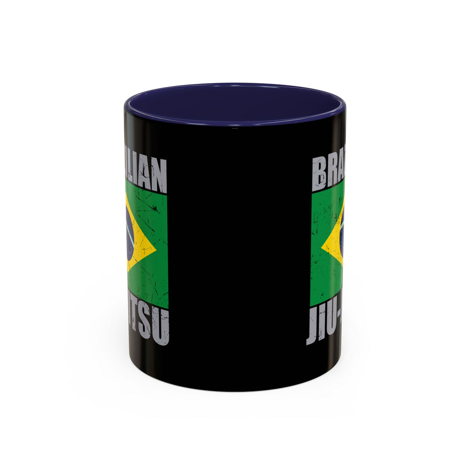 Brazilian Jiu Jitsu Flag 2 | BJJ Accent Coffee Mug