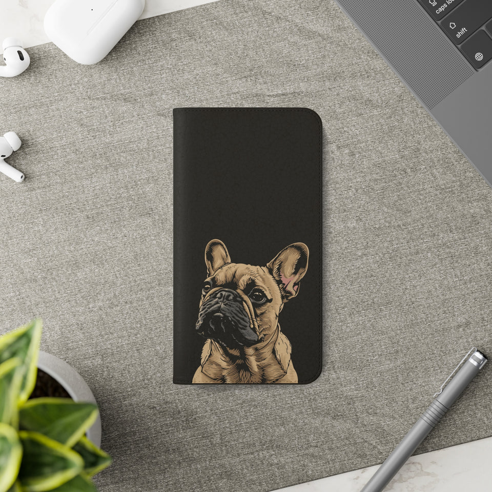 French Bulldog Phone Case | I Love My Frenchie Wallet Phone Case Gifts | IPhone & Samsung Galaxy French Bulldog Flip Cases