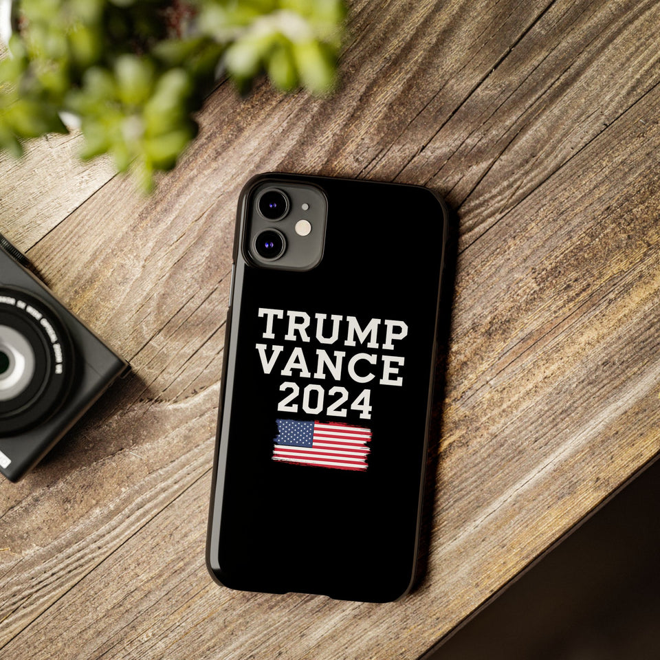 Premium Trump Vance 2024 iPhone Case | Donald Trump Gifts Slim Phone Cases