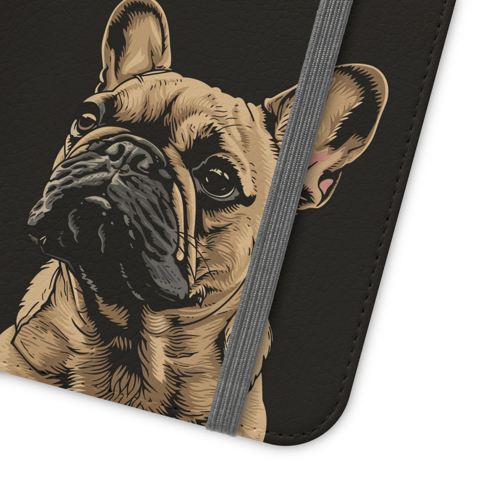 French Bulldog Phone Case | I Love My Frenchie Wallet Phone Case Gifts | IPhone & Samsung Galaxy French Bulldog Flip Cases