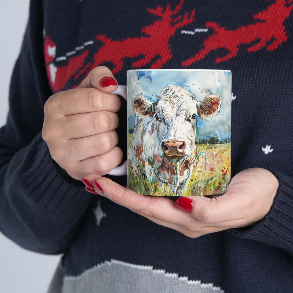 Cow Mug | Coffee Cow Mug | Cow Print Mug | Cow Presents | Highland Cow Mug 11oz