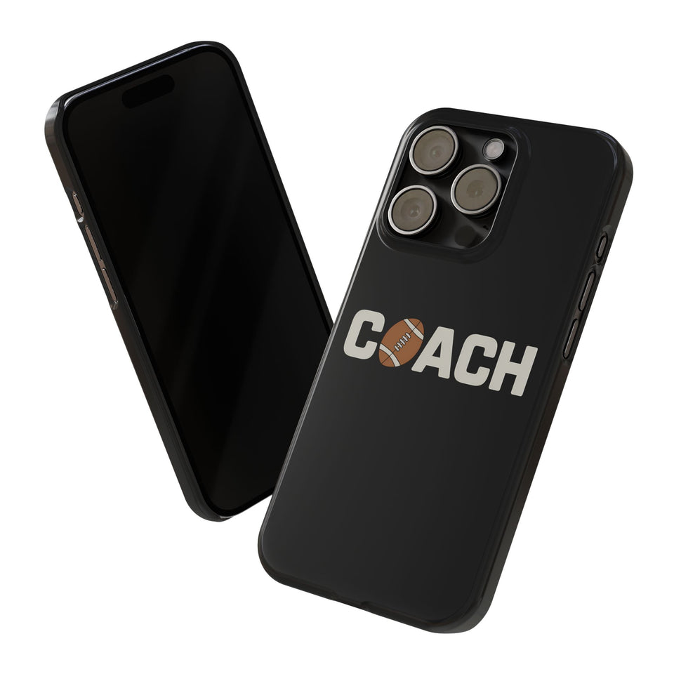 Premium Football Coach iPhone Case | Football Coach Gifts Slim Phone Cases