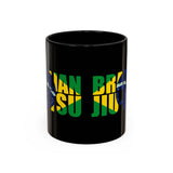 Brazilian Jiu Jitsu Flag 3 | BJJ Accent Coffee Mug Brazilian Jiu Jitsu Flag 3 | BJJ Accent Coffee Mug