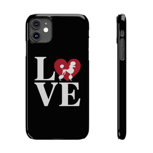 Premium Love Poodles iPhone Case | Cute Poodle Gifts Slim Phone Cases Premium Love Poodles iPhone Case | Cute Poodle Gifts Slim Phone Cases