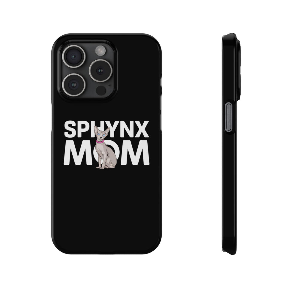 Premium Sphynx Mom iPhone Case | Sphynx Mom Gifts Slim Phone Cases