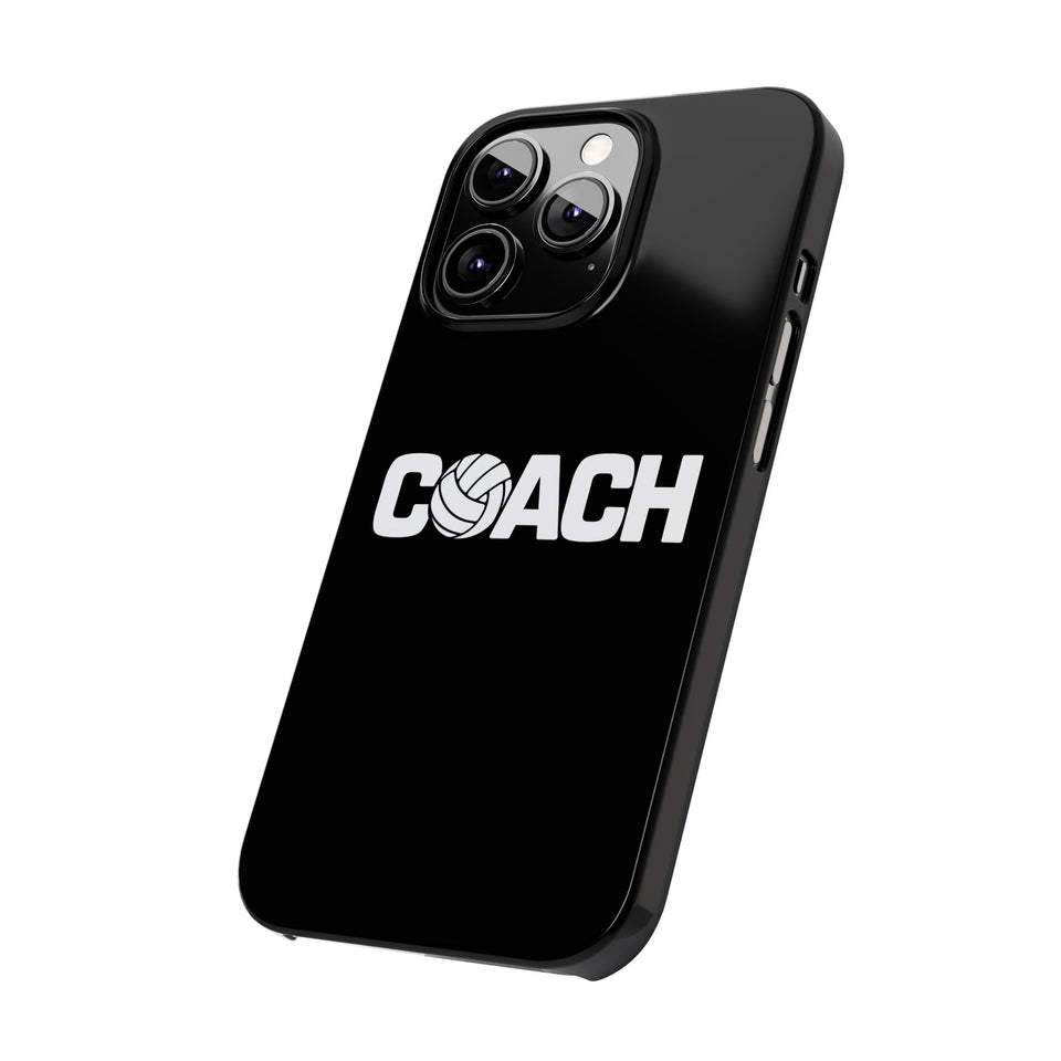 Premium Volleyball Coach iPhone Case | Volleyball Coach Gifts Slim Phone Cases