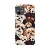 Premium Group of Shih Tzu iPhone Case | Cute Shih Tzu Gifts Slim Phone Cases Premium Group of Shih Tzu iPhone Case | Cute Shih Tzu Gifts Slim Phone Cases