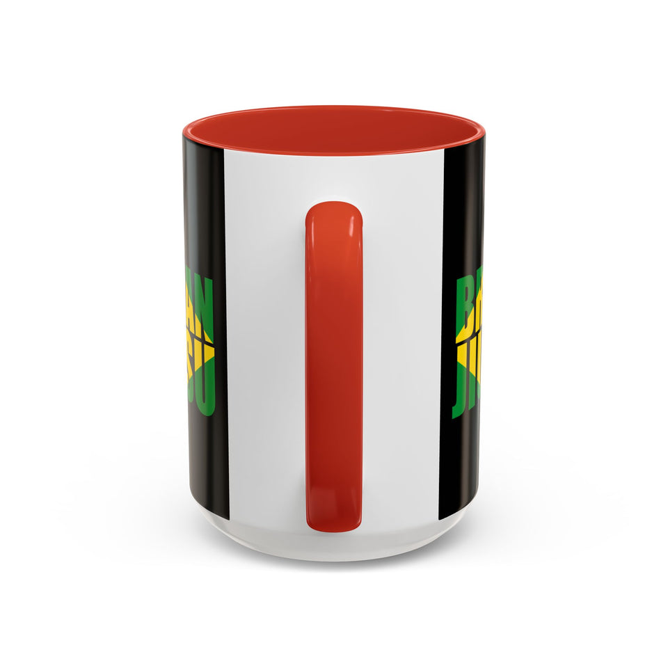 Brazilian Jiu Jitsu Flag 3 | BJJ Accent Coffee Mug