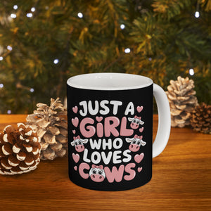 Just A Girl Who Loves Cows Mug | Cow Gifts | Cow Coffee Mug 11oz Just A Girl Who Loves Cows Mug | Cow Gifts | Cow Coffee Mug 11oz