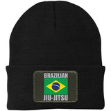 Brazilian Jiu Jitsu Flag 2 BJJ Acrylic Beanie Brazilian Jiu Jitsu Flag 2 BJJ Acrylic Beanie