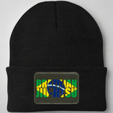 Brazilian Jiu Jitsu Flag BJJ Acrylic Beanie Brazilian Jiu Jitsu Flag BJJ Acrylic Beanie