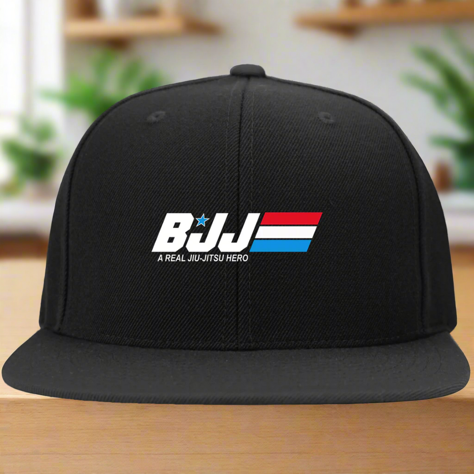 BJJ A Real Jiu Jitsu Hero BJJ Snapback Hat