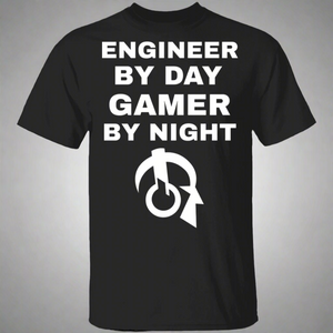 Engineer By Day Gamer By Night T-Shirt