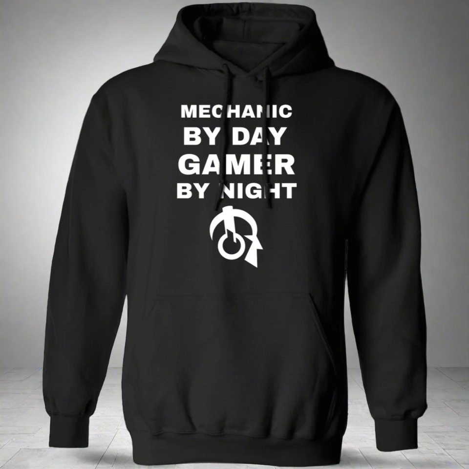 Mechanic By Day Gamer By Night Hoodie