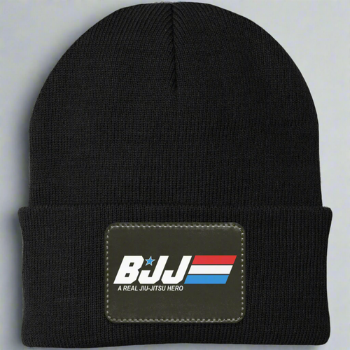 BJJ A Real Jiu Jitsu Hero BJJ Acrylic Beanie | Brazilian Jiu Jitsu Hat