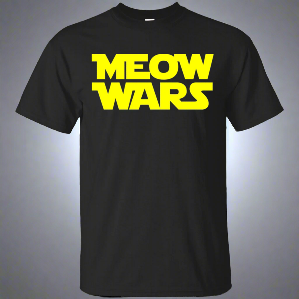 Meow Wars Cat Lover T-Shirt