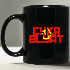 CYKA BLYAT Video Gaming 11 oz. Black Mug CYKA BLYAT Video Gaming 11 oz. Black Mug