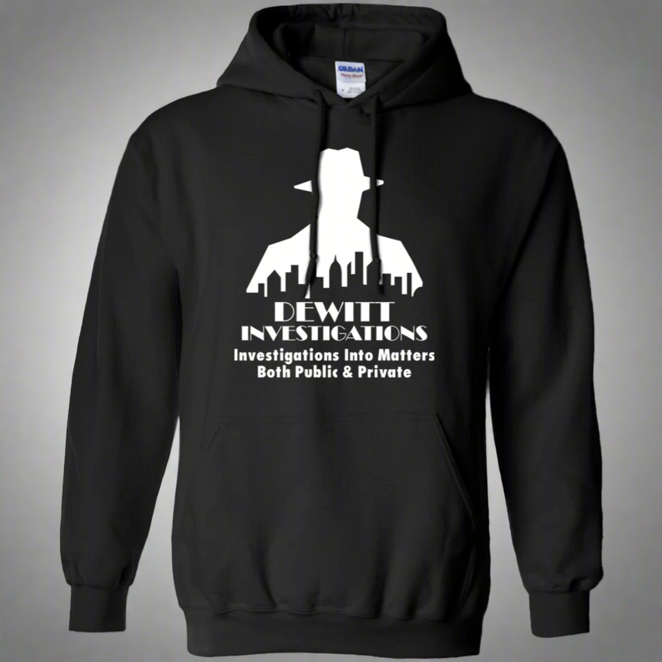 DeWitt Investigations Pullover Hoodie 8 oz.