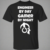 Engineer By Day Gamer By Night T-Shirt Engineer By Day Gamer By Night T-Shirt